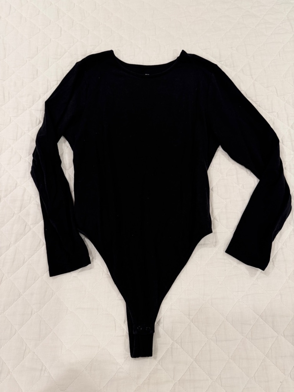 Old Navy Navy Blue Long Sleeve Bodysuit